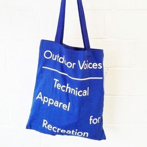Blue Outdoor Voices Tote